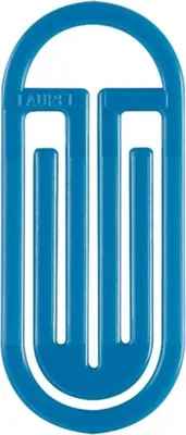 Produktbild von Büroklammern King Klip mit Bogen 38mm VE=30 Stück blau