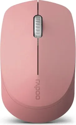 Zdjęcie produktu dla Rapoo M100 Silent, Oburęczny, Optyczny, RF Wireless + Bluetooth, 1000 DPI, Różowy