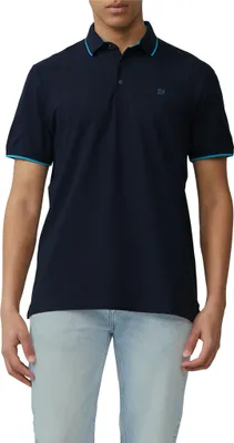 Obrázek produktu pro s.Oliver 2161571.5852.S, Tričko s límečkem, Muži, Modrá, S, Ležérní, Polo límec