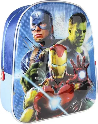 Produktbild von Cerda Group 3d Premium Metal Avengers Rucksack Blau  Blau One Size