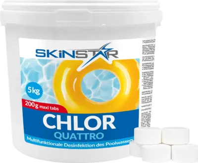 Produktbild von Chlortabletten Multitabs Pool 1-10 kg Langsamlöslich Chlor Pflege für Schwimmbad - Menge: 5 Kg (EUR 8,60/Kg)