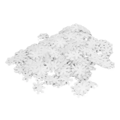 Obrázok produktu pre Snehové vločky konfety,Biele snehové vločky konfety,Snehové vločky konfety dekorácie,Party konfety,Dovolenka konfety,Vianočná výzdoba