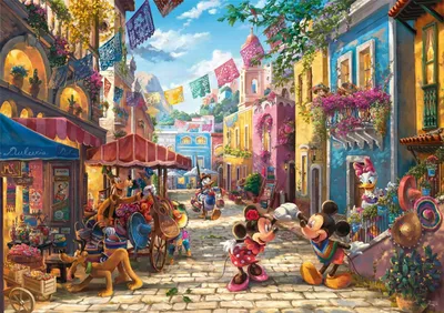 Image de Schmidt Spiele Puzzle Thomas Kinkade Disney, Mickey & Minnie in Mexico 6000Teile 57397