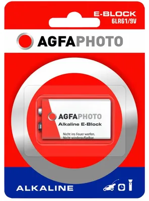 Image de AgfaPhoto - Batterie 6LR61 - Alkalisch