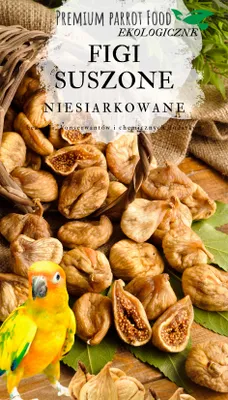 Zdjęcie produktu dla Premium Parrot Food- Ekologiczne figi dla wszystkich papug 100g