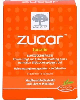 Produktbild von zucar Zuccarin Tabletten, 60 St. Tabletten