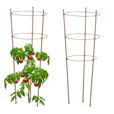 Produktbild von relaxdays Braune Rankhilfe 76 cm 2er Set