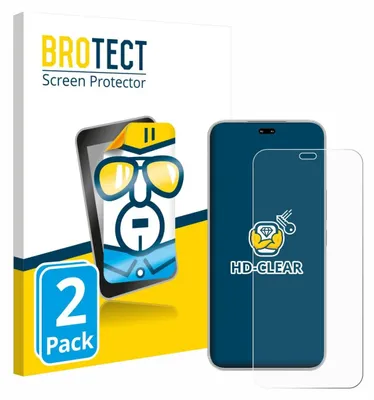 Produktbild von 2x Für Honor 400 Pro Schutzfolie BROTECT Displayschutz Display Schutz Folie Klar Transparent