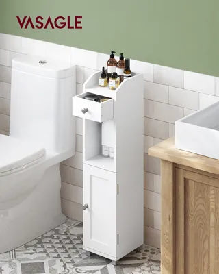 Produktbild von VASAGLE Toilettenschrank, mit verstellbarer Ablage, wasserdichte Füße
