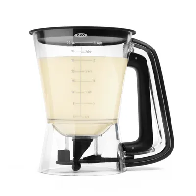 Produktbild von OXO 11231000, 1000 ml, Schwarz, Transparent, Kunststoff, 4 Tassen, Kunststoff, Schwarz, Transparent