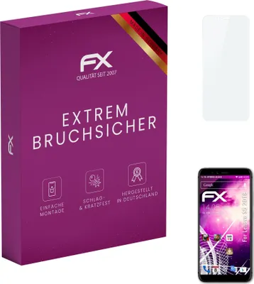 Produktbild von atFoliX FX-Hybrid-Glass Displayfolie kompatibel mit Lenovo S5 (2018) Glasfolie