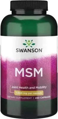 Productafbeelding van Swanson msm, 1000mg, 240 capsules 13621