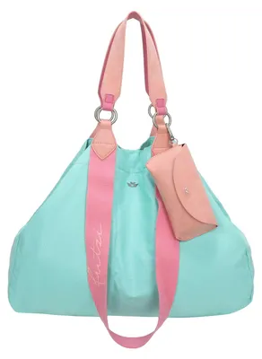 Produktbild von Fritzi aus Preußen Schultertasche Izzy Canvas Shopper Pooly türkis