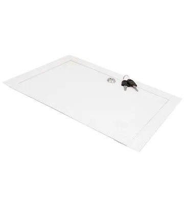 Immagine prodotto di Porta d'ispezione in metallo, serratura bianca, 30x60cm