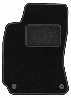Produktbild von Fahrermatte Velours für Volkswagen Passat B5 FL 2000-2005 (Limousine/Kombi/Variant) – 1-tlg, Schwarz, passgenau – Wielganizator LUX
