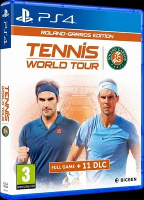 Obrázek produktu pro Bigben Interactive Tennis World Tour - Roland Garros Edition, PlayStation 4, Režim multiplayer, E (bez omezení), Fyzické médium