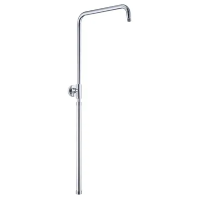 Immagine prodotto di JOHO Asta doccia in acciaio inox con fissaggio a parete variabile, colonna doccia con lunghezza fissa 92cm cromo