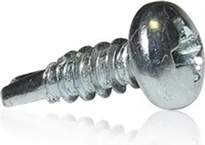 Produktbild von Selbstbohrende Schraube DIN 7504 N 3,5 x 9,5 ZB - Halbkugelkopf, Kreuzschlitz - Packung mit 1000 Stück