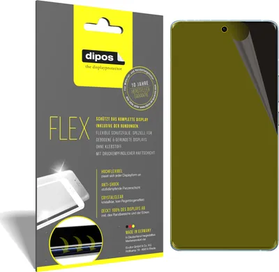 Obrázek produktu pro 3x ochranná fólie pro Vivo X60 Pro Plus, 100% pokrytí displeje, dipos Flex
