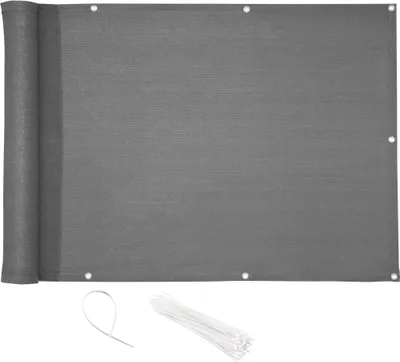 Produktbild von Sichtschutz HDPE mit Kabelbinder 1,2x4 anthrazit High Density Polyethylen 185g/m²