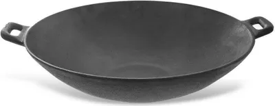 Zdjęcie produktu dla ORION patelnia żeliwna WOK płyta żeliwna 30 cm indukcja
