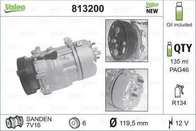 Image de Compresseur d'air VALEO 813200