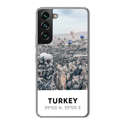 Produktbild von MuchoWow® Handyhülle Schutzhülle Hülle für Samsung Galaxy S22 Türkei - Felsen - Luftballons Silikon Softcase Handy Hülle - Mobiltelefonhülle