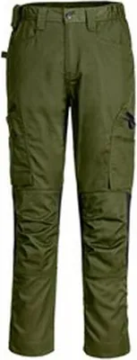 Image de Portwest - Pantalon de travail unisexe homme/femme RW9225 (44R) (Vert olive)