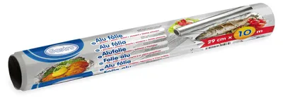 Produktbild von 4 Rollen Alufolie Silberfolie 29 cm x 10 m 9 my