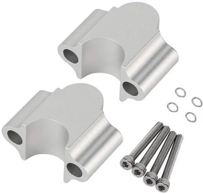Produktbild von Aluminium-Lenkererhöhung – Universelle Lenkererhöhung 7/8" – Kompaktes Design – Set mit 1 Paar – Stoßfest – Einfach zu installieren – Lenkererhöhung