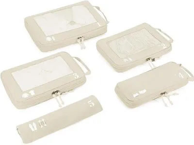 Produktbild von Famanu Reiseorganizer Set mit Schuhbeutel - Beige