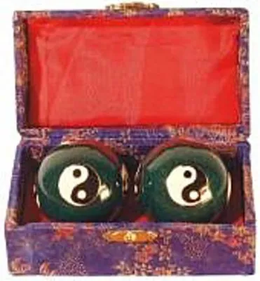Produktbild von Qi Gong Kugel Yin-Yang blau 3,5 cm