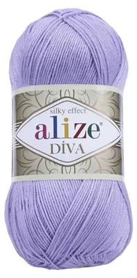 Produktbild von Alize Diva 158 Lavendel Garn 100g/350m Mikrofaserglanz