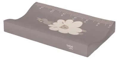 Produktbild von ZEWI bébé-jou Wickelkissen Sweet Butterfly 72 x 44 cm, Geschwungen, Polyvinylchlorid (PVC), Polyurethan (PU), Beige, Braun