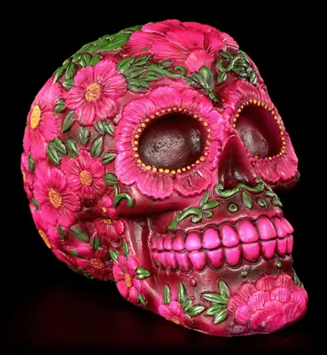 Produktbild von Totenkopf - Sugar Blossom - DOD pinker Totenschädel