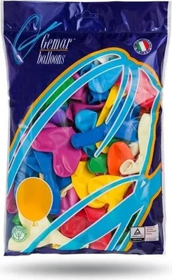 Obrázek produktu pro Pastelové balónky Srdce bez potisku, mix 50 ks – Godan