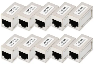 Obrázok produktu pre Digitus DN-93905-10, RJ-45, RJ-45, Strieborná