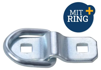 Immagine prodotto di Staffa di fissaggio a 2 fori fino a max. 800 kg - Accessori per rimorchi auto - Filmer 36528
