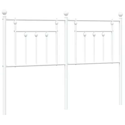 Obrázek produktu pro Kovové náhradní čelo postele bílé 150 cm
