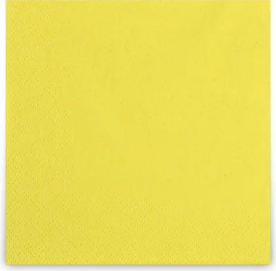 Produktbild von Cocktail-Servietten | 300 Stück | 2-lagig, 24 x 24 cm |gelb | für jeden Anlass
