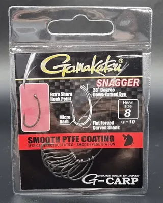 Immagine prodotto di Gamakatsu Snagger Hook - 10 ami da carpa, misura:4