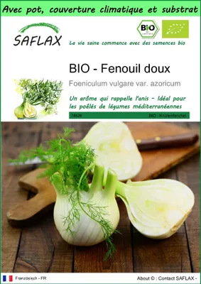 Image de SAFLAX Garden to go -- Fenouil doux - 100 graines - Foeniculum