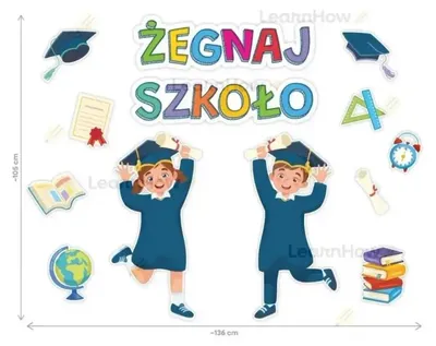 Image de Dekoracja klasowa - Żegnaj szkoło 13el - LearnHow
