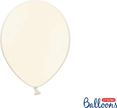 Produktbild von Strong Balloons 27cm, Pastell Hellcreme (1 Packung / 50 Stück)