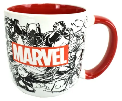 Produktbild von Elite Marvel Comic Illustration Becher 380 ml