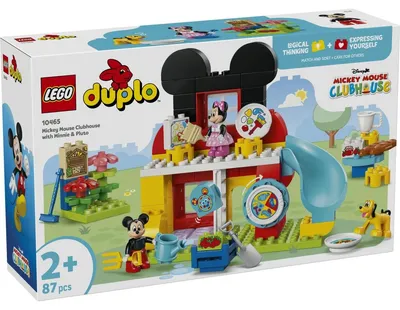 Productafbeelding van LEGO DUPLO | Mickey Mouse's Wondermuis-huis met Minnie en Pluto - Educatief speelgoed voor de fijne motoriek, geschikt voor peuters - inclusief 3 figuurtjes & Toodles - Cadeau voor jongens en meisjes vanaf 2 jaar - 10465