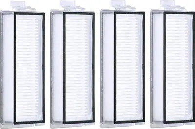 Zdjęcie produktu dla Zestaw filtrów HEPA do robotów odkurzających Xiaomi Roborock (4 sztuki)