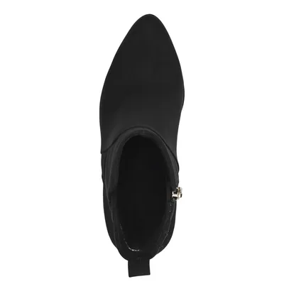 Produktbild von MARCO TOZZI Damen Stiefelette Ankle Boot spitz Blockabsatz 2-25095-41, Größe:37 EU, Farbe:Schwarz