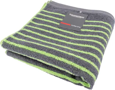 Produktbild von Traumschloss Frottier-Line Stripes Handtuch 50 x 100 cm grün 100% Baumwolle, absolut hautsympathisch