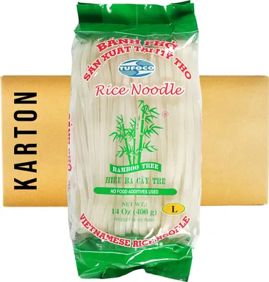 Produktbild von Bamboo Tree Reisnudeln Banh Pho L 5mm 30x400g